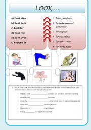 PHRASAL VERB LOOK