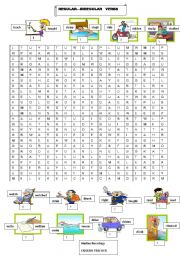 English Worksheet: irregular verbs