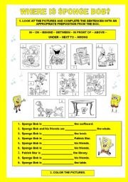 Where is Sponge Bob? 