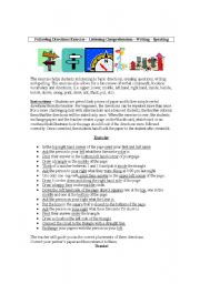 English Worksheet: A Fun Listening Comprehension, Speaking and Writing Exercise - 