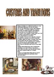 customs and traditions