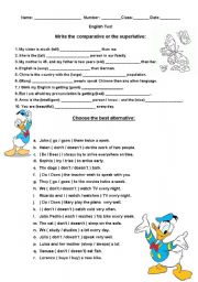 English Worksheet: Review