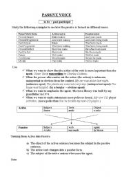 English Worksheet: PASSIVE VOICE