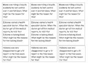 English Worksheet: writing the reasons