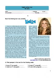 Test - shakira