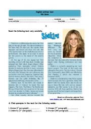 Test - shakira