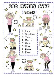 English Worksheet: Match the vocabulary 