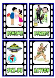 English Worksheet: TV Programmes Flashcards (1/3)