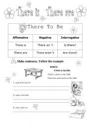 English Worksheet: There is there are