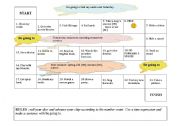 English worksheet: board game pour utillisation be going to