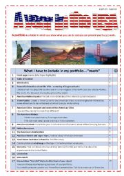 English Worksheet: A year in the USA