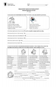 G-Force Post Movie Watching Activity for 6th Graders