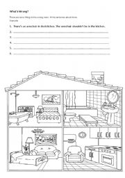 English Worksheet: Whats wrong?