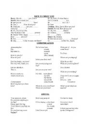 English worksheet: exercises