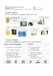 English Worksheet: SpongeBob SquarePants Procrastination