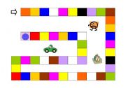 English Worksheet: Board Game - colours