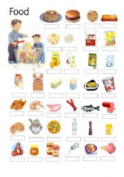 English Worksheet: FOOD 1