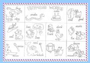 English Worksheet: Rhyming words