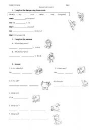 English Worksheet: What is it?