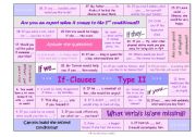 SECOND CONDITIONAL BOARDGAME  IF-CLAUSES, TYPE 2  FULLY EDITABLE FUN ACTIVITY  ANSWER KEY INCLUDED!!