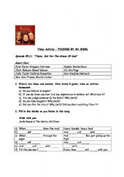 English worksheet: Touched by an angel - Episode 111