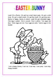 English worksheet: EASTER BUNNY