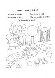 English Worksheet: coloring