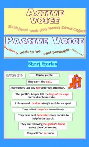 GRAMMAR IN CONTEXT - THE PASSIVE - (New set of flash-cards)