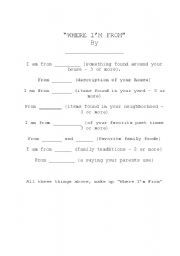 English Worksheet: 