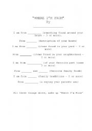 English worksheet: 