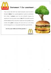 environment and fast foods