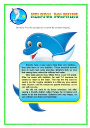 English Worksheet: FUN READING ABOUT LOVELY ANIMAL 