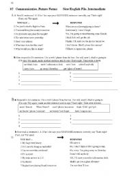 English worksheet: Communicative_Future Forms       