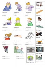 English Worksheet: health