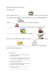 English worksheet: present simple 