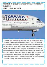 English Worksheet: Turkish pilots 