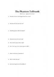 English worksheet: 