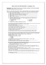 English worksheet: Movie: Alvin and the chipmunks - II