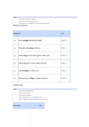 English Worksheet: verb tenses