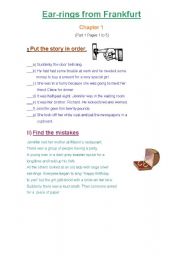 English worksheet: Ear-rings from Frankfurt