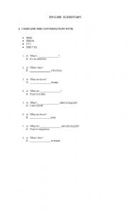 English Worksheet: SIMPLE PRESENT WITH BE AND DEMONSTRATIVES  / USE OF PREPOSITIONS