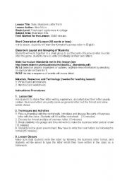 English worksheet: How to write a business letter