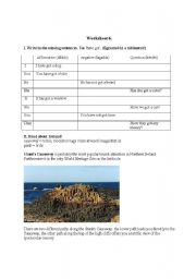 English worksheet: Reading and have got
