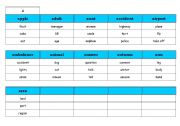 English Worksheet: 125 TABOO Cards - vocabulary  level A1 - full editable - PART I