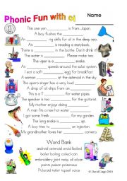 English Worksheet: 3 pages of Phonic Comics with oi: worksheet, comic dialogue and key (#33)