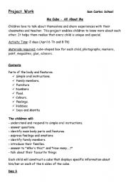 English Worksheet: Project Work 