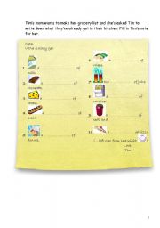 English Worksheet: food quantities ws plus key