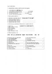 English worksheet: Simple Past Exercises