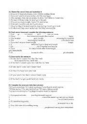 English Worksheet: conditionals and comperatives worksheet