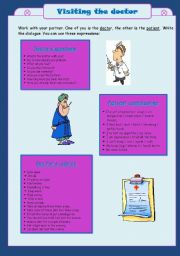 English Worksheet: Visiting the doctor